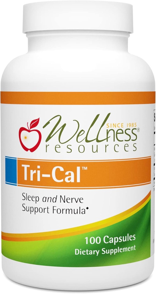 Tri-Cal - Taurina, Glycine y Calcio para Relajar y Dormir (100 cápsulas vegetarianas)