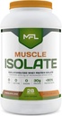 MFL 100% Isolate Protein l 30g de Protein l 12g Amino Acids l Keto Friendly l Low Carbs l 2 lbs. (Chocolate Lava)