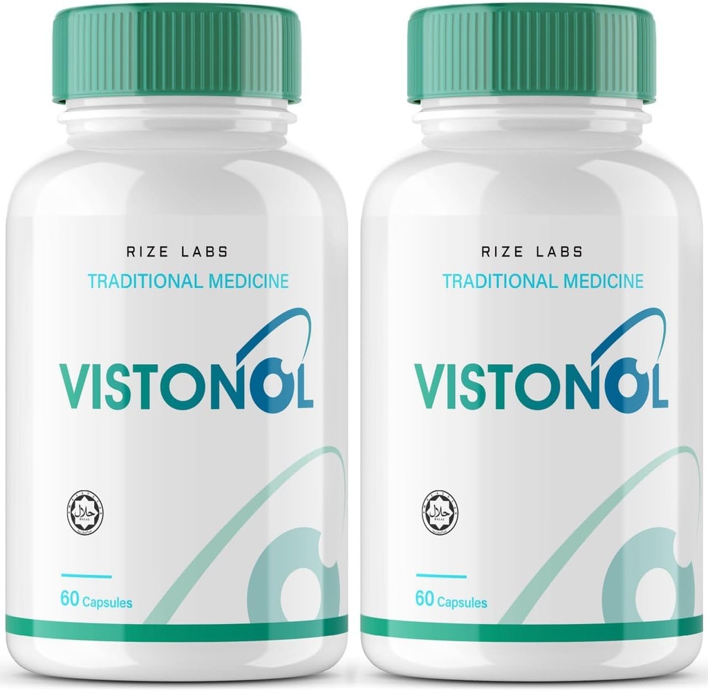 rize labs - Vistonol Vision Supplement, All-Natural Capsules for The Rapid Improvement of Vision Health and Better Ability to Focus, Support Healthy Eye Functions (120 Capsules)