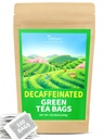 TeeLux bolsas de té verdes Decaffeinados puros, Super Antioxidante, 100 bolsas de té cuentan para té caliente