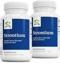 Terry Naturalmente Strontium - Bone Health & Strength Support Suplemento - Suplemento con capsules Vegan - con Citrato de Estroncio para Absorción Superior - 60 cápsulas (Pack of 2)