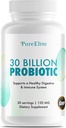 Gut Probiotic 30 Billion CFU con DE111® & 10 Strains - Suplemento Probiótico de Alta Potencia para Salud Digestiva, Apoyo al Sistema Inmune, Ausorción de Nutrientes mejorado - Non-GMO, 30 cápsulas vegetarianas