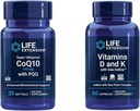 Super Ubiquinol CoQ10 con PQQ, CoQ10, PQQ &amp; Vitaminas D y K con Iodo marino, vitamina D3, vitamina K1 y K2