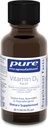 Encapsulaciones puras Vitamina D3 Liquid tención Suplemento para apoyar el hueso, el pecho, la cardiovascular, el colon y la salud inmunitaria* TEN 0.75 fl. oz.