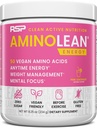 RSP NUTRITION AminoLean Pre Workout Powder, Amino Energy &amp; Weight Management with Vegan BCAA Amino Acids, Natural Caffeine, Preworkout Boost for Men &amp; Women, 30 Serv, Pink Lemonade...
