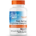 Médicos Mejor Complejo Arginino Actuador rápido, soporta la salud cardiovascular, no GMO, libre de gluten, libre de soja, vegano 60 tabletas