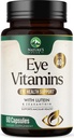 Suplemento Mineral - Contiene Zinc, Copper, Lutein, " Zeaxanthin, apoya el estrecho de ojos secos, la salud de visión para adultos, no transgénicos, píldoras de ojo vegano " Suplementos minerales - 60 cápsulas