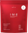 IM8 Daily Ultimate Essentials All-in-1 Multivitamin Suplemento, 92 Nutrient Rich Ingredients CoQ10, Probióticos, Vitaminas, Verdes, GF, Acai Mixed Berry (30 Servings, Refill Pouch)
