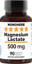 Magnesio Lactate 500 mg - 90 cápsulas vegetarianas
