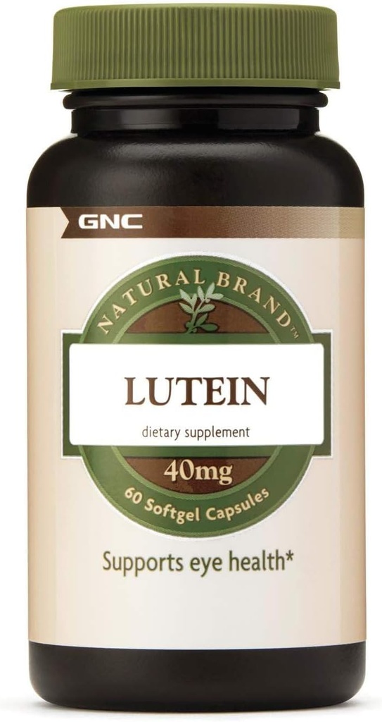 GNC Lutein 40mg, apoya la salud ocular, 60 Softgels