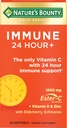 Bounty Immune 24 horas +, La única vitamina C con 24 horas Immune Soporte de Ester-C, 1000 mg Vitamina C, D & Zinc, Gluten Free, Rapid Release Softgels, 2 Softgels por día, 50 Cuenta