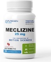 Puregen Labs Meclizine 25 mg Antiemetic 200 chewable Tablets  Motion Sickness Relief - Prevent Nausea, Vomiting, and Dizziness perury Free tención Hecho en EE.UU.