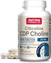 Jarrow Formulas Citicoline CDP Choline 250 MG, CDP Choline Supplement Supports Brain Health, Performance and Memory, 120 Capsules, Hasta 120 Day Supply