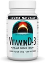 Fuente Naturals Vitamina D-3 5000 iu Soporta Bone & Immune Health* - 200 Softgels