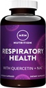 MRM Respiratory Health | with Quercetin + NAC | Supports Liver & Mitochondrial Health | Vegan + Non-GMO + Gluten Free | 30 Servings