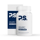 PS Natural Testosterone Booster for Men - Premium D3 and Zinc Supplements for Men with Tribulus, Horny Goat Weed, and Tongkat Ali - Test Booster and Energy Supplements (60 Capsules)