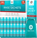 Medi Grade Sinus Rinse Packets – Nasal Rinse Essentials Kit de 130 x Sal Packets y Almacenaje Conveniente - Disfrute de Effortless Nasal Irrigation en casa o en el camino con nuestros Neti Pot Salt Packets