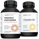 SMARTERNUTRITION Curcumin - Potency and Absorption + Plant-Based Vitamin D3 Immune Support with Vegan K2 Complex