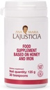 Ana Maria Lajusticia - Hierro con Miel - Suplemento Alimentario - 135g (30 cucharaditas)- Dairy y Gluten Free. Vegetarian Friendly. Perfecto para promover la salud vascular.