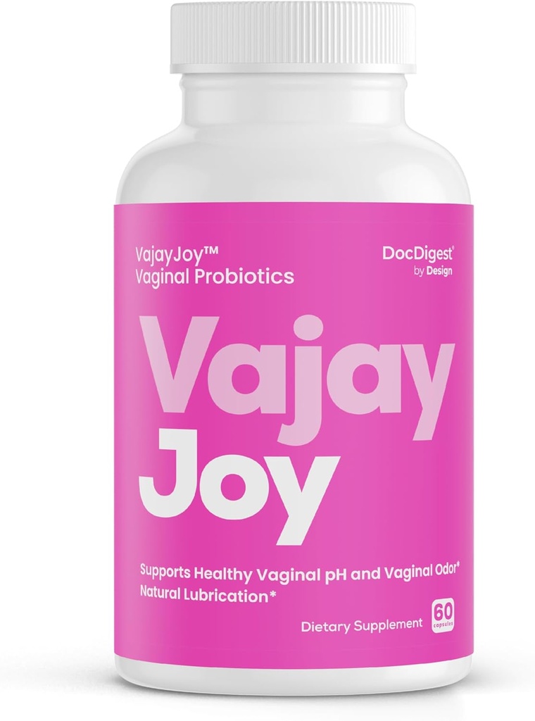 VajayJoy pH Balance Pills - Womens Vaginal Probiotic for pH Regulation, Clinically Shown to Restore pH Equilibrium and Natual Lubrication- Reduce BV, Infecciones de levadura y olor