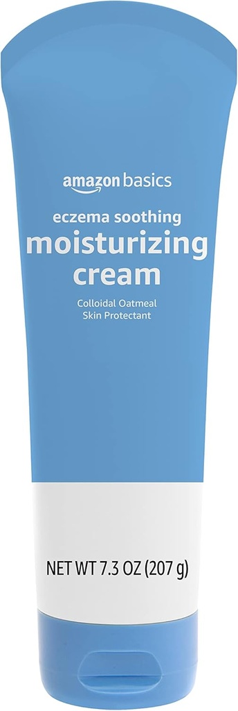 Basics Eczema Soothing Crema hidratante con avena Colloidal, 7,3 onzas (Pack of 1) (Previously Solimo)