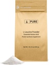 Ingredientes originales puros L-Leucine (1lb) Powder, Aminoácidos esenciales Suplemento, Lab-Verified
