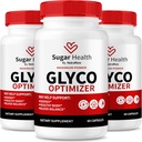 NutraRize (3 Pack) Optimizador Glyco de Salud Azúcar Capsules, Fórmula Premium de Sangre para Niveles Saludables, Todo Suplemento Natural para Apoyar Bienestar general, Reseñas oficiales de SugarHealth (180 cápsulas)