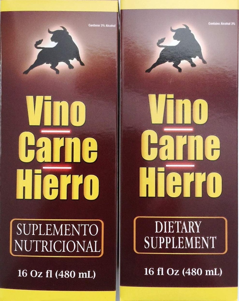 Vino Carne Hierro 16 Fl oz.