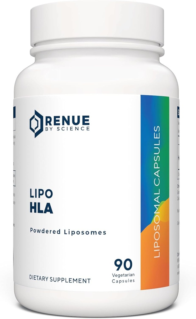 Renue By Science Hyaluronic Acid  HLA Liposomal Hyaluronic Acid Supplements  90 Acido Hialuronico Capsules - 150mg Hylunaric Acid per Serving ← Non-GMO Silencio Hecho en Estados Unidos Tested