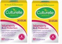 Culturelle Women’s Healthy Balance Daily Probiotics for Women - Supports Digestive, Vaginal and Immune Health, Occasional Diarrhea, Gas " Bloating - Non-GMO 60ct (2 -Pack) (2)