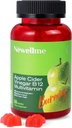 NOTICIAS Manzana Cider Vinegar Gummies B12 Multivitamínico,ACV Suplemento Gummy Vitaminas, Suplemento vegetariano para Hombres,No GMO,Apoyo Niveles de Energía Normal y Salud Gut 30 Gummies (30)