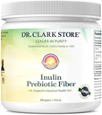 Dr. Clark Inulin Powder (FOS) – Prebiótico Soluble Fiber for Gut Health, 300g – Apoya Digestive Health & Regularity