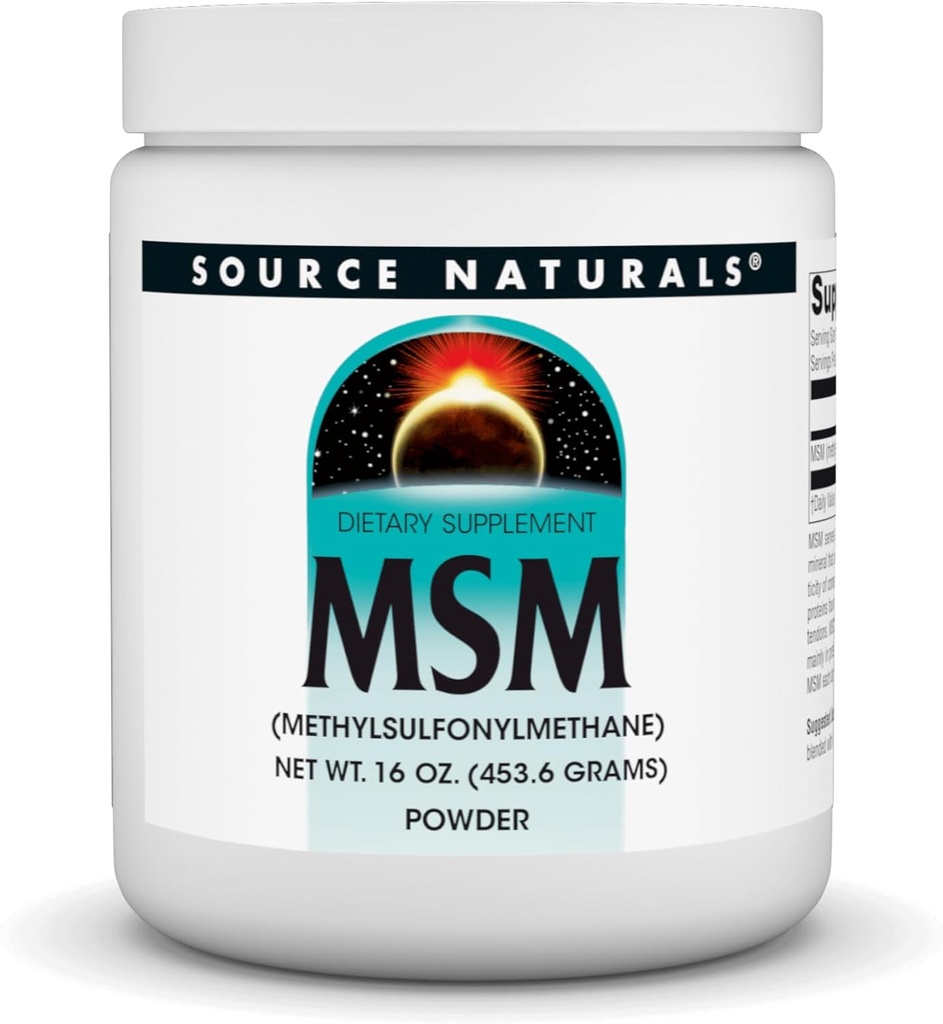 Fuente Naturals MSM, (Methylsulfonylmethane) - 16 Ounce Powder