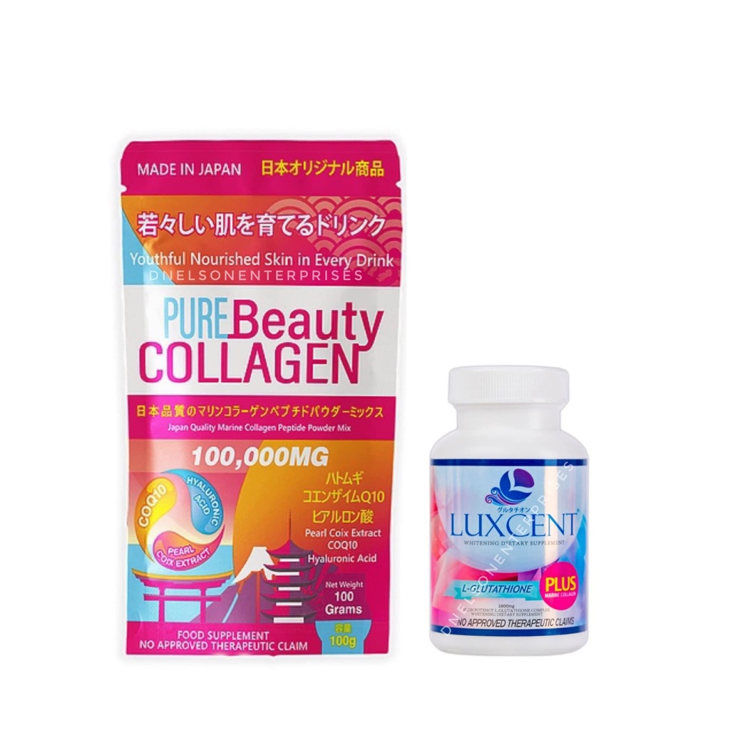 " Luxcent Glutathione Caps Duo, Japón Made " Formulado - 1 Mes de Suministro