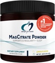 Diseños para la salud MagCitrate Powder - 300mg Powdered Magnesium Citrate to Support Calm + Regularity - Non-GMO, Gluten Free Delicious Drink Mix Add-in, Lemon Flavor (60 Servings / 240g)