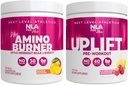 NLA for her Pre/Intra Workout Stack (Includes Her Thermogenic Amino Mango Passion and Uplift Pre Workout Raspberry Lemonade)