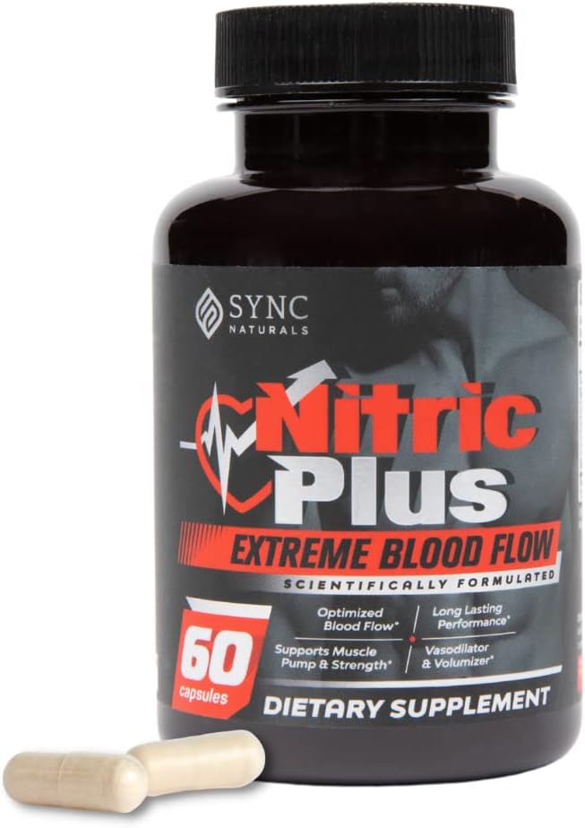 Nitric Plus- 800mg L Arginine- 400mg L Citrulline- Extra Strength Nitric Oxide Pills ← 30mg Niacin - High Performance Workouts