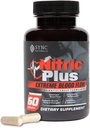 Nitric Plus- 800mg L Arginine- 400mg L Citrulline- Extra Strength Nitric Oxide Pills | 30mg Niacin - High Performance Workouts | Nitric Oxide Supplements for Men and Women| 60 Count