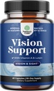 Suplemento completo de salud ocular para adultos - Lutein 20mg Por Serving Eye Vitamins for Vision Dry Eyes Pressure and Blue Light Protection - Suplemento Adultos con Beta Carotene Eyes