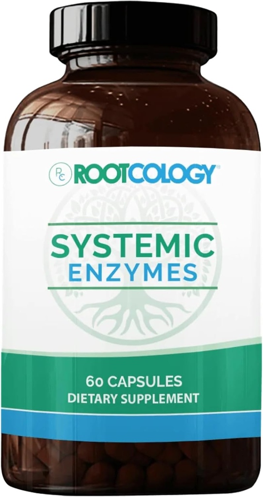 Rootcology by Dr. Izabella Wentz ← Enzymes Sistémicos tención Apoyo normal Reparación de tejidos con el Extracto de Turmérico y del jengibre Silencio Natural Apoyo para la Sanación Saludable