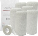 Kerlix Gauze Bandage Rolls - 4 1/2 in x 4.1 Yds, 6 Ply - 6 Single Sterile Pocuhes- Extra Absorbency - Latex Free, Hospital Grade Cotton Fluff Bandage Wrap Krinkle Style - for Wound Care & First Aid