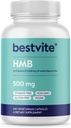BESTVITE HMB 1000mg por servicio (240 cápsulas vegetarianas) - No Stearates - Vegan - No GMO - Gluten Gratis - HMB Suplemento