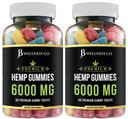 Ganchos de cáñamo - Gummies avanzados - Gummy relajante con aceite de cáñamo [2-Pack]