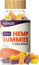 Guantes de cáñamo HOOLOO, Vegan, 2 Pack (Vegan-1,500,000mg, Juicy Orange,Grape,Peach)