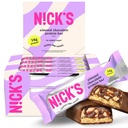 Las barras de proteína de Nick Chocolate ← High Protein ← Lowcalories TEN Low Carb Keto Friendly Snacks No Añadido Sugar (Multipack 12 bars x 50g) (12 Conde (Pack of 1), Almond Chocolate)