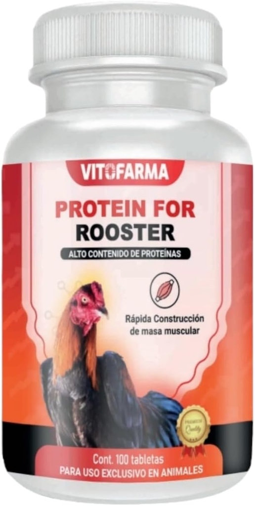 Protein Blend for Rooster Chicken - Proteina a Base de Suero de Leche y Albumina de huevo para Gallos 100 listas