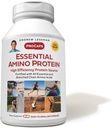 ANDREW LESSMAN Essential Amino Protein 180 Capsules - A Highly Bioavailable Protein Source with Essential and Branched Chain Amino Acids. Supports Structure and Function of Key Organs and Tissues.
