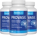 Provasil Brain Supplement for Memory, Focus, Mood & Concentration ¦ Ginko Leaf Flavonoids, Bacopa Monnieri &amp; Biotin ← Mejorar el rendimiento mental, la atención y la salud cognitiva (Pack of 3)