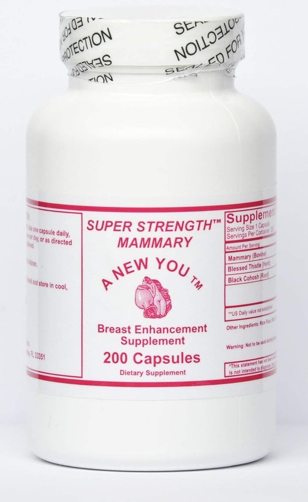 Super Strength Mammary Glandular Fórmula 200 cápsulas