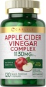 Carlyle Apple Cider Vinegar Complex Capsules | 120 Pills | with Cayenne and Ginger | Non-GMO & Gluten Free Supplement
